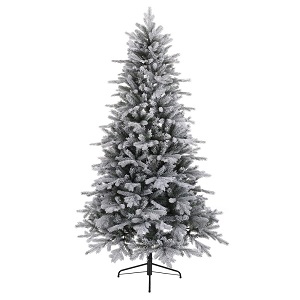 8FT Frosted Vermont Spruce Kaemingk Everlands Christmas Tree | AT37